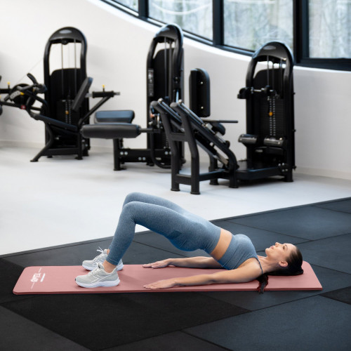 Коврик для фитнеса  Queenfit NBR 1,5 см pink - фото №10